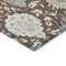 Homeroots 8' X 10' Brown Gray And Ivory Damask Washable Indoor Outdoor Area Rug 599403 - alternate 7