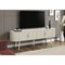 Monarch Specialties TV Stand, 72'', Console, Antique White Laminate, Contemporary, Mid Century I 2799 - alternate 1