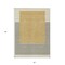 Homeroots 5' X 8' Gold Black And Beige Striped Washable Indoor Outdoor Area Rug 597218 - alternate 5