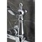 Kingston Brass Two-Handle Wall Mount Bridge Kitchen Faucet, Polished Chrome KS2441PKL - alternate 5