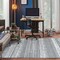 World Rug Gallery Contemporary Minimalistic Stripe LInes Area Rug 5 ft x 7 ft Cream WR30CREAM5X7 - alternate 8
