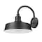 Z-Lite RLM 1-Light Outdoor Wall Light, 12 in W x 12.5 H, Sand Black 5024M-BK - alternate 8