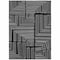 Homeroots 9' X 12' Black And Ivory Geometric Washable Indoor Outdoor Area Rug 600802 - alternate 6