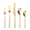 Mepra Fantasia Ice Gold Flatware Set - 5 Pieces - Sesame 10D622005OI - alternate 1