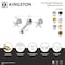 Kingston Brass Double-Handle Wall Mount Bathroom Faucet, Antique Brass KS7123BEX - alternate 2