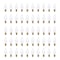 Bulbrite 40w Dimmable Clear CA8 Incandescent Light Bulbs Candelabra (E12) Base, 2700K Warm White Light, 50PK 861964 - alternate 1