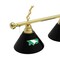 Holland Bar Stool Co North Dakota 3 Shade Billiard Light, Brass Fixture BL3BRNorDak - alternate 6