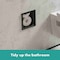 Hansgrohe XtraStoris Original Recessed Toilet Paper Holder with Storage & Tileable Door in Matte Black 56058670 - alternate 5