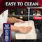 Bakken- Swiss BAKKEN Kitchen Nonstick Cookie Pans, Set of 3, S/M/L, PFOA-Free, Oven Safe, 450 DegF, White Marble BKDD3P55 - alternate 5