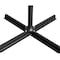 Leisuremod Willry Modern Outdoor 10 Ft Offset Cantilever Hanging Patio Umbrella with Solar Powered LED, Green WUBL-10G - alternate 9