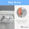 5Seconds Brand Non-Electric Bidet Toilet Seat Elongated Soft Close Round Warm White 499800 - alternate 5