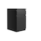 Hirsh 20 in. Deep Mobile File Cabinet 2 Drawer with XL Backpack Drawer, Letter Width, Black 25032 - alternate 1