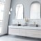 Vigo Alhambra Gothic Gray Concreto Stone 15 in. L x 15 in. W x 5 in. H Square Vessel Bathroom Sink VG04068 - alternate 4