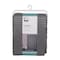 Zenna Home 72 in. H X 70 in. W Grey Spa Waffle Shower Curtain Fabric CFRWAFGYL - alternate 1