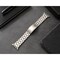 Elegani Stainless Steel Replacement Band with Clasp Compatible with Apple Watch 49mm, Silver B5LS-SLV-49mm - alternate 4