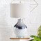 Jonathan Y Mia 27" Glass/Metal LED Table Lamp, Blue/White JYL1065A - alternate 6