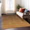 Homeroots 8' X 10' Chocolate And Brown Ombre Washable Indoor Outdoor Area Rug 588555 - alternate 7