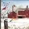 Homeroots Winter Friends 3 Black Framed Print Wall Art 404420 - alternate 5