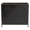 Baxton Studio Benton Vintage Black Canvas 4-Drawer Storage Cabinet 252-13914-ZORO - alternate 5