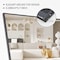 Simple Deluxe infinipower Full Length Mirror, Standing or Leaning Mirror Full Body, Mirror Full Length for Home W 3A88MIROZJ1659BLK - alternate 6
