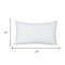 Homeroots 16" X 24" White Lumbar Throw Pillow Insert 534277 - alternate 5