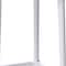 Homeroots Set of Four 26" White Heavy Duty Plastic Low Back Counter Height Bar Chairs, 4PK 555090 - alternate 6