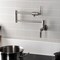 Kingston Brass Wall Mount Pot Filler Faucet, Brushed Nickel KS4108KL - alternate 5