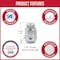Coyote Wheel Accessories WHEEL INSTALLATION KIT 5 Lug Kit 14 Millimeter x 15 Thread Size 60 Degree Conical Spline Drive 63K548S - alternate 2