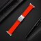 Elegani Mesh Rubber Watch Replacement Band Compatible with Apple Watch 44mm, Red MRSA-RED-44mm - alternate 3