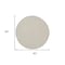 Homeroots 5' Ivory And Silver Round Geometric Indoor Outdoor Area Rug 552408 - alternate 5