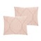 Homeroots Blush Queen Polyester 180 Thread Count Washable Down Comforter Set 528980 - alternate 3