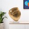 Homeroots 11" Gold And White Aluminum And Marble Fishes Tabletop Sculpture 628147 - alternate 5