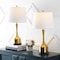 Jonathan Y Cooper 26" Classic French Country Iron LED Table Lamp with USB Charging Port, Brass Gold, 2PK JYL4045A-SET2 - alternate 3