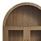 Homeroots 67in Brown Wood Oval Accent Cabinet With Two Doors 716311 - alternate 4