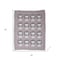 Homeroots Grey Lots Of Lions Woven Knitted Baby Blanket 383158 - alternate 4