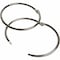 Charles Leonard Metal Book Rings, 3in, Silver, PK30 R79 - alternate 1