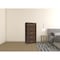 Homeroots 23" Brown Steel and Fabric Five Drawer Chest 484708 - alternate 2