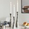 Fabulaxe Marble Resin Candle Holders - Pack of 18 Gray Decorative Taper Candlesticks for Home Decor,  QI004063.GY.6 - alternate 7