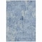 Homeroots 8' X 10' Navy Blue And Ivory Geometric Washable Indoor Outdoor Area Rug 594578 - alternate 8