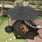 Pure Garden 10 ft Offset Patio Umbrella 8 ft Tall Hanging Cantilever Umbrella Fade-Resistant Shade Umbrella 50-LG1420 - alternate 5