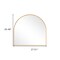 Homeroots 29" Gold Arch Metal Framed Full Length Hanging Mirror 564449 - alternate 4