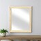 Homeroots 20" Natural Solid Wood Accent Mirror 569928 - alternate 1