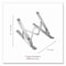 Otm Essentials Portable Laptop Riser Stand, 11.85in x 2.5in to 5.5in, Silver OB-A2E - alternate 3
