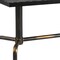 Homeroots 71" Black and Gold Wood and Steel Trestle Base Dining Table 572225 - alternate 9