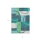 Homeroots 3' X 5' Teal Blue And Green Geometric Washable Indoor Outdoor Area Rug 612593 - alternate 5