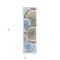 Homeroots 8' Runner Blue Gold and Gray Faux Bois Washable Non Skid Indoor Outdoor Runner Rug 564402 - alternate 5