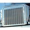 Ilc FREIGHTLINER FL120 CLASSIC YEAR 1998 STAINLESS STEEL PUNCHED GRILLE INSERT W LOGO HOLE Replacemennt FRTLNR FL120 CLASSIC 1998 SS PUNCHED GRILLE INSERT - alternate 1