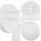 Jonathan Y Louis Parisian Globe 5.75" 1-Light Metal/Frosted Glass Modern Contemporary LED Vanity Light, White JYL3534D - alternate 6