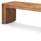 Homeroots 69in Natural and Brown Wood Distressed Reclaimed Wood Bench 606751 - alternate 4