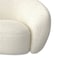 Homeroots 69" Cream Fabric Sofa With Walnut Legs 641001 - alternate 4